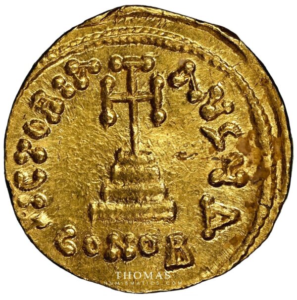 solidus or constans II MS ngc revers
