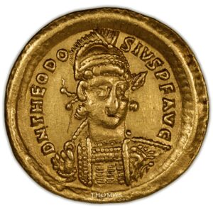 Theodosius II - Gold solidus - Constantinople