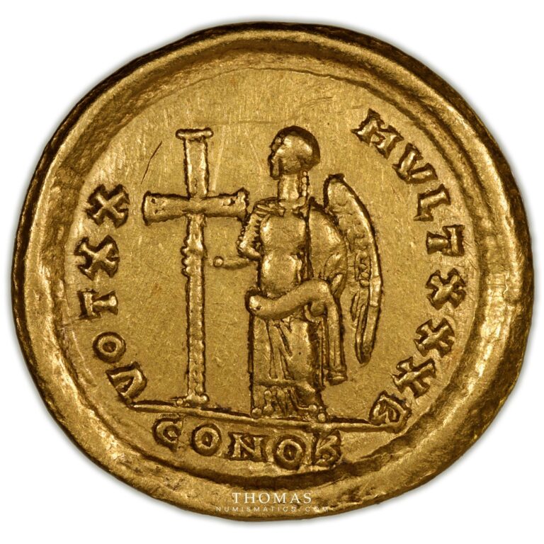 Theodosius II - Gold solidus - Constantinople