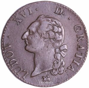 Louis XVI - Sol à l'ecu - 1789 B Rouen