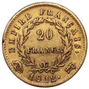 gold 20 francs or 1812 Rome reverse-2