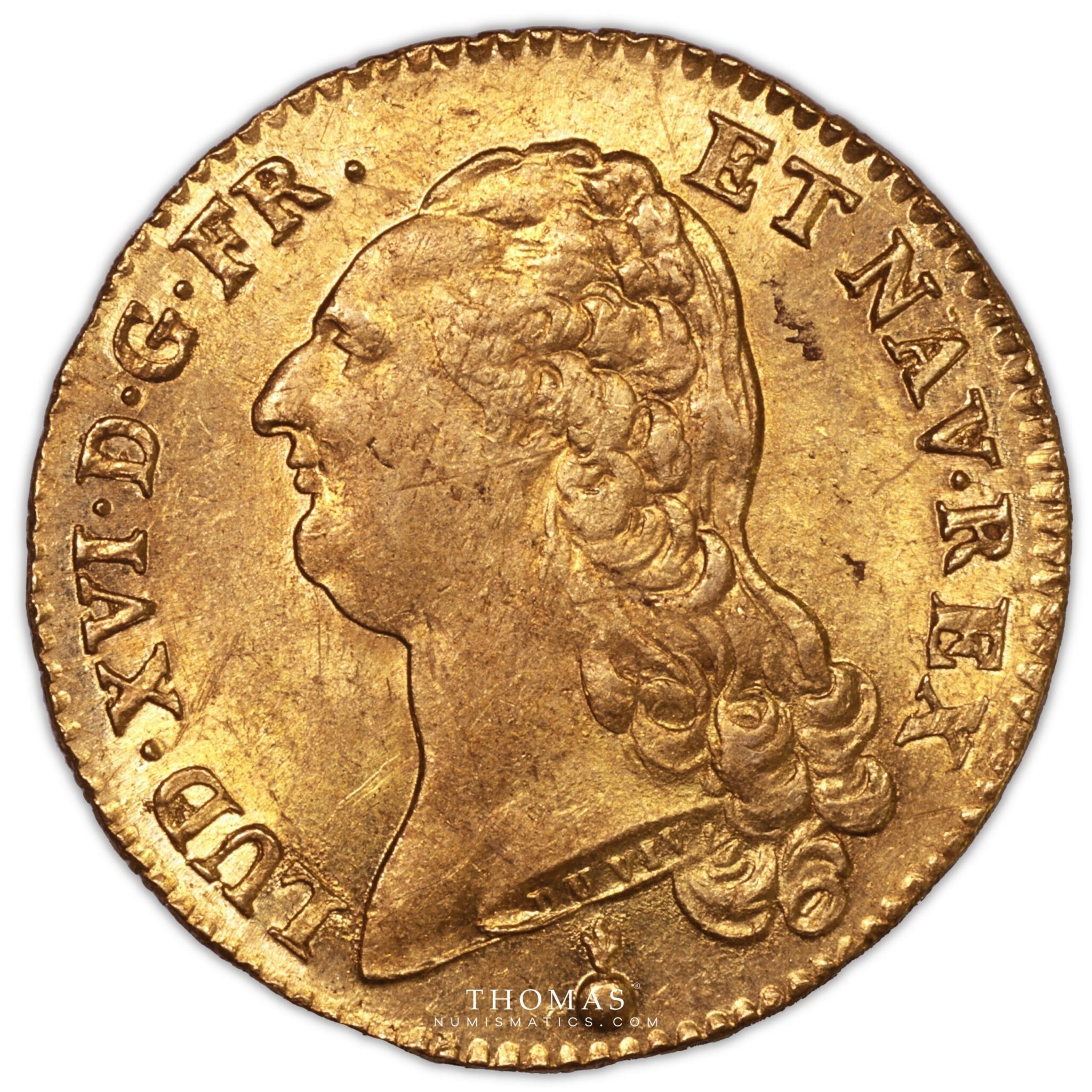 Gold - Louis XVI - Double Louis d'or - 1786 AA -Metz - Thomas Numismatics