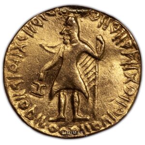 empire kushan dinar or obverse gold