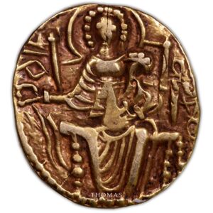 empire kushan dinar gold obverse - 3