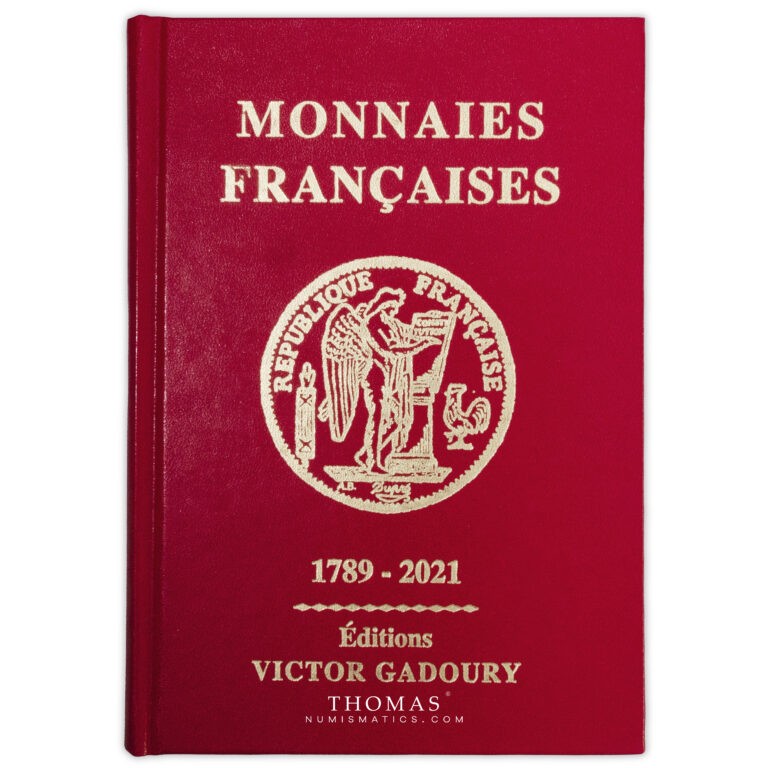 Livre de cotation de 2021 des éditions gadoury sur les monnaies françaises de 1789 à 2021