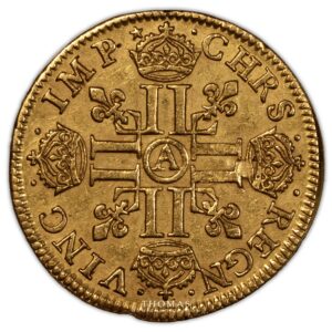 Louis XIII 1641 A royale Louis or reverse gold