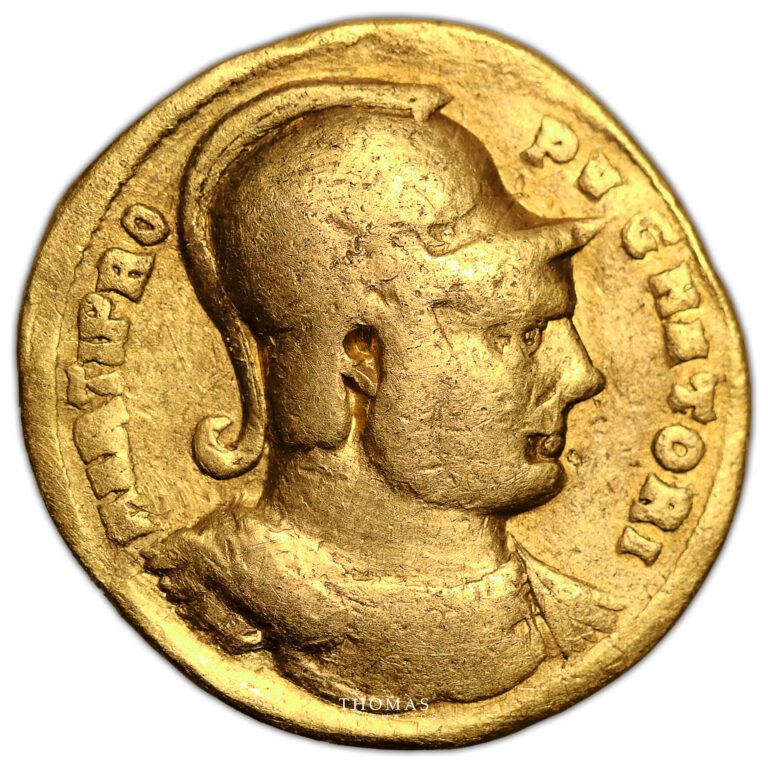 Monnaie Romaine - Constance Chlore - Aureus or - Trèves - Inédit-Revers