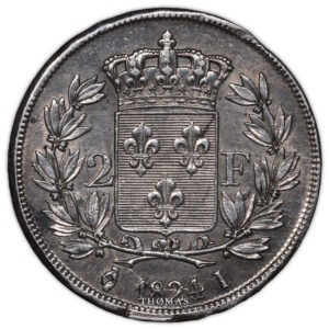 2 francs 1824 I limoges revers
