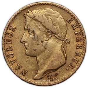 gold - 20 francs or 1815 A avers -7