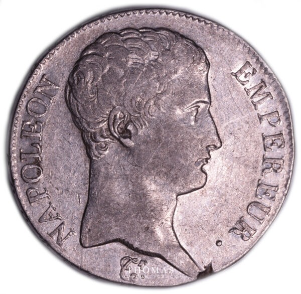 5 francs napoleon I AN 13 Q avers