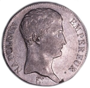 5 francs napoleon I AN 13 Q obverse