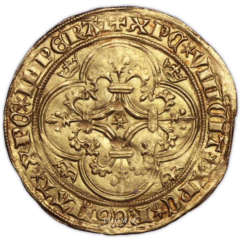 Charles VI – Ecu d’or à la couronne – Tournai – 2 reverse