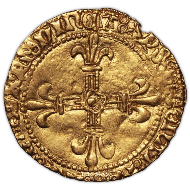 Louis XII – Gold Écu d’or au soleil – Bourges reverse