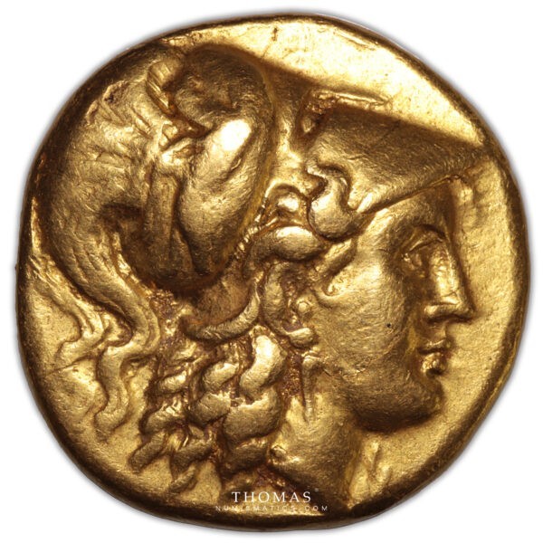 Macédoine Alexandre III le Grand Statère or Babylone avers