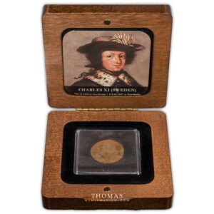 1666-1686 Sweden Copper 1:6 Ore Karl XI Shipwreck-2