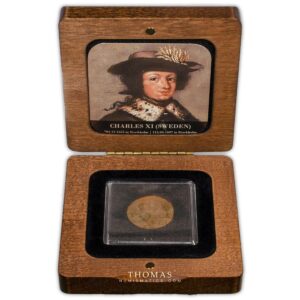 1666-1686 Sweden Copper 1:6 Ore Karl XI Shipwreck-2