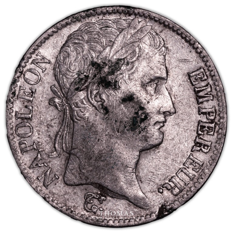 5 francs 1813 Rome avers napoleon