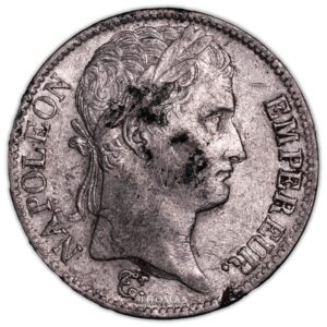 5 francs 1813 Utrecht obverse napoleon