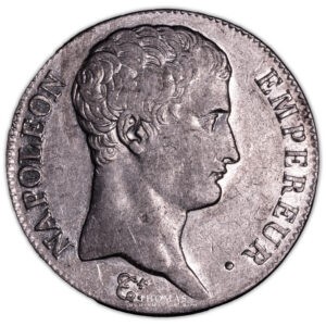 5 francs AN 14 A avers napoleon