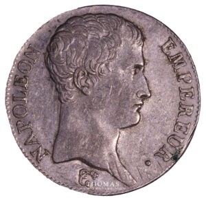 5 francs napoleon 1806 I avers