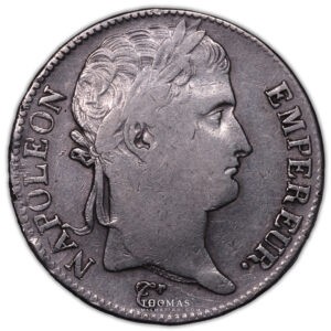 5 francs napoleon I 1815 I avers cent jours
