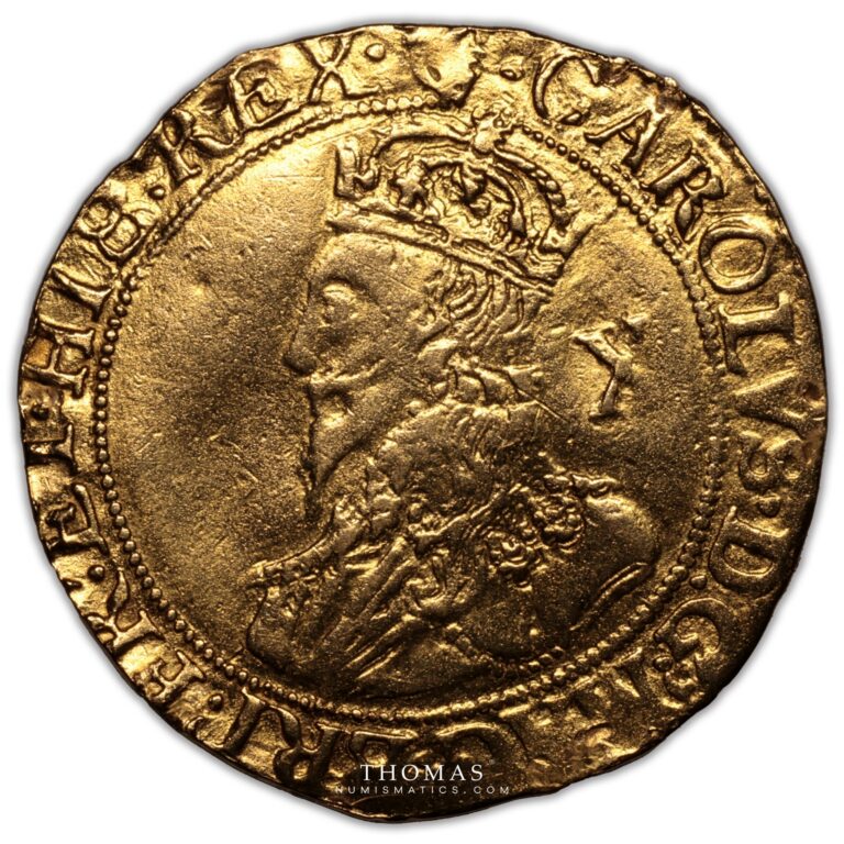 Angleterre – Charles Ier – Double couronne or – Tower mint - obverse gold