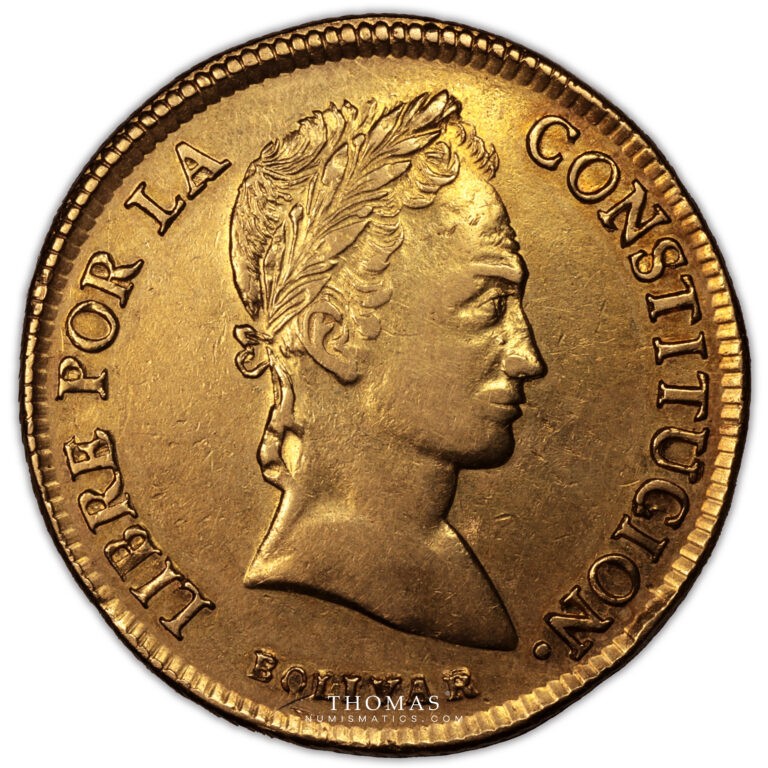 Bolivie – 8 Escudos or 1846 – Potosi avers