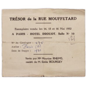 certificat mouffetard 1952