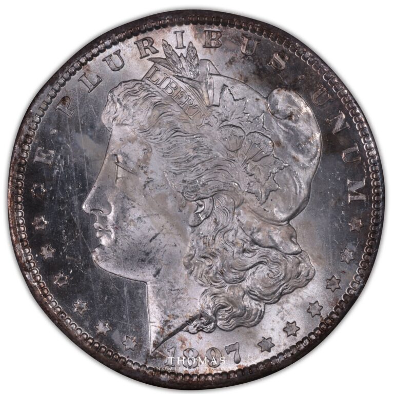 dollar morgan 1887 redfield collection obverse