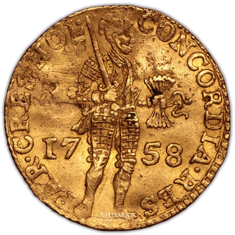 ducat or 1758 obverse gold