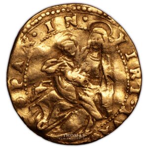 Gold ducat Savoy obverse