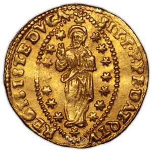 Italie – Sequin or – Charles Contarini – Venise reverse gold
