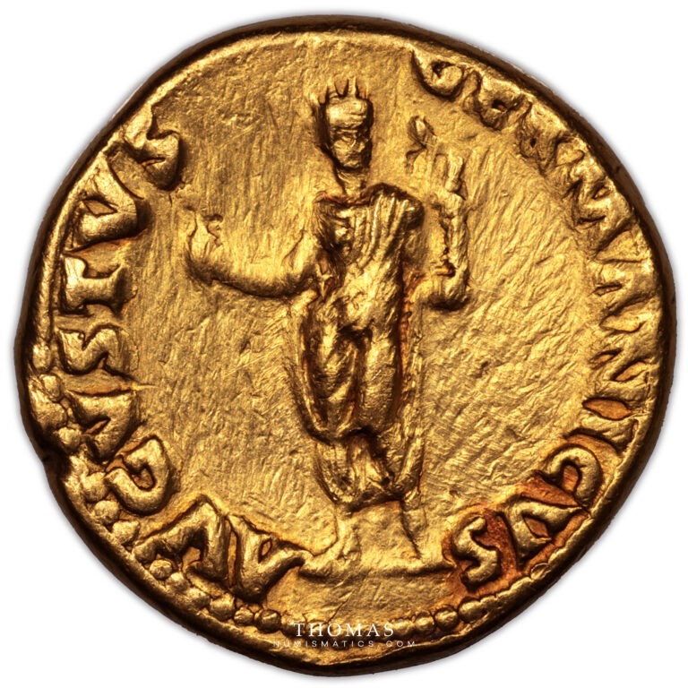 Néron – Aureus or – Rome – 2 revers