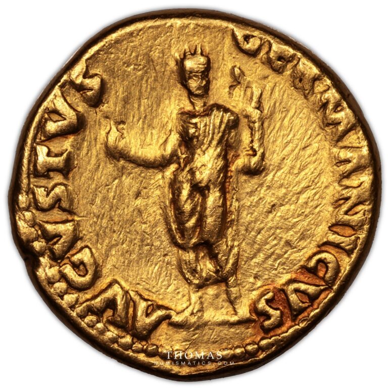 Néron – Aureus or – Rome – 2 reverse gold
