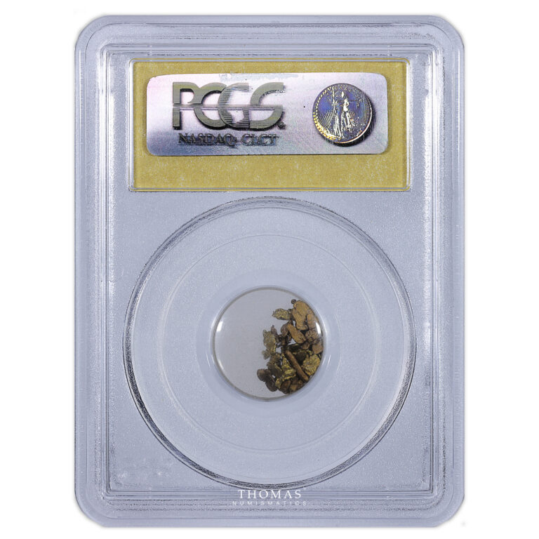 Pépite or - Trésor Sacramento - Californie - 1,5 Grs - PCGS - 2-Revers