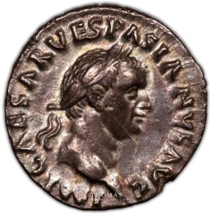 Vespasien – Denier – Rome obverse