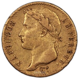 20 francs or 1815 A obverse gold