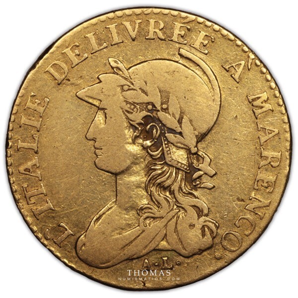 20 francs or marengoavers an 9
