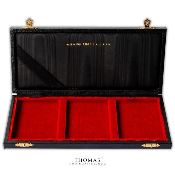 Coffret Abafil Format 3 slabs - Velours rouge-1