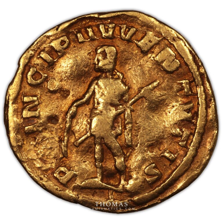 Aureus Hostilian reverse gold