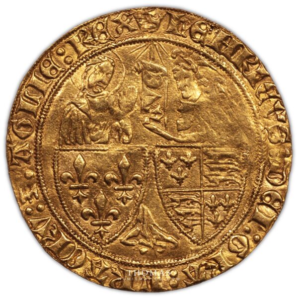 Henry VI salut or paris obverse gold