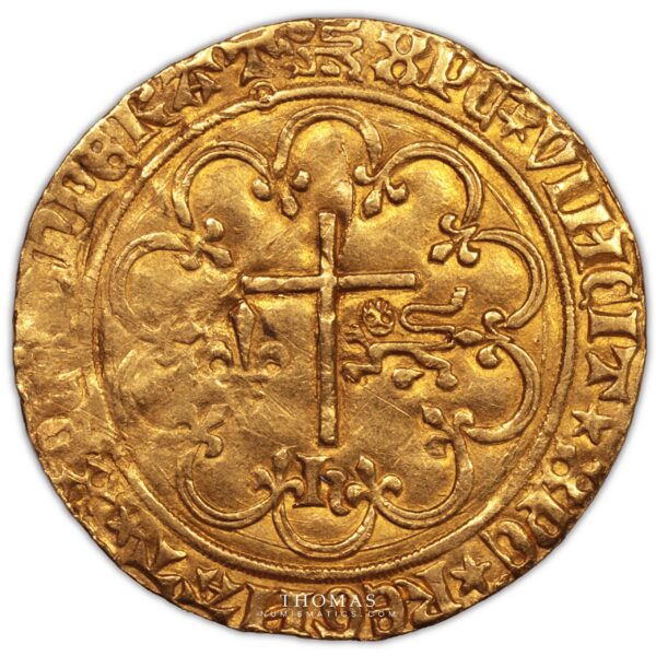 Henry VI salut or rouen reverse gold