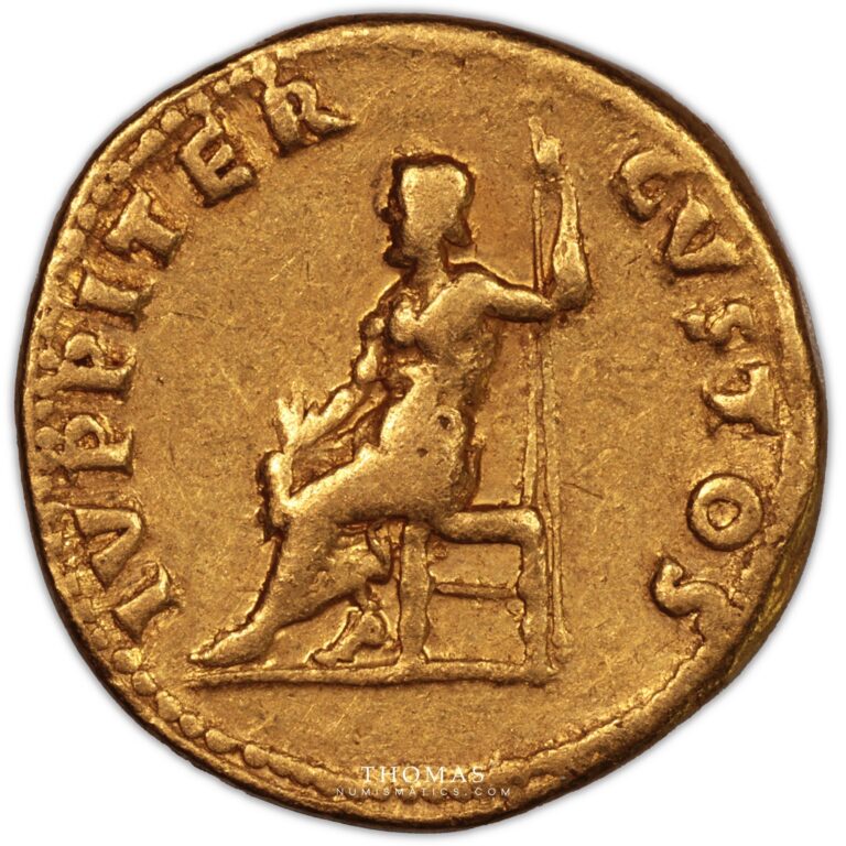 neron aureus rome avers pedigree reverse gold