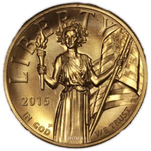 USA 100 dollars gold eagle 2015 NGC MS 70 avers