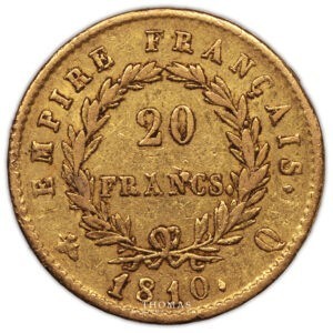 20 francs or 1810 Q revers