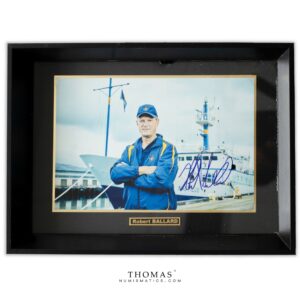 shipwreck titanic photo signature salvager discoverer Robert Duane Ballard