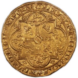 franc a pied MS 62 reverse gold