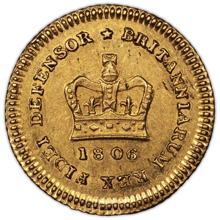 georges III 1-3 guinee or 1806 reverse gold