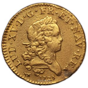 louis xv louis or mirliton obverse gold 1723 A