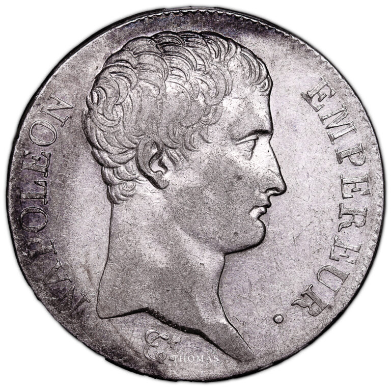 Monnaie France - Napoléon Ier - 5 Francs Argent An 14 A Paris-Avers